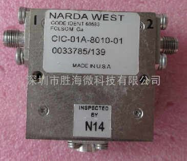 美国narda进口 60583 750-800MHz SMA RF 射频微波同轴隔离器