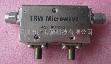 美国TRW进口ASI8012-3 7-12.6GHz SMA RF 射频微波同轴隔离器