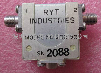 美国RYT进口 202152 3.3-4.4GHz SMA RF 射频微波同轴隔离器