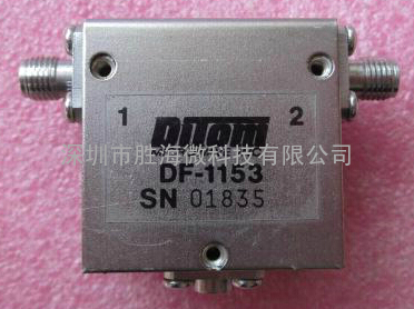 美国DITOM进口 DF-1153 0.88-1.12GHz SMA RF 射频微波同轴隔离器