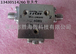 美国TRW进口 ASI4080 3.65-8.48GHz SMA RF 射频微波同轴隔离器