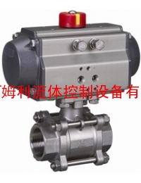 气动不锈钢内螺纹球阀