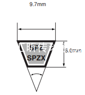 MITSUBOSHI NARROW V-BELT 三星高速防油SPZ型三角带