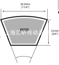      MITSUBOSHI RUBBERV-BELT   D型三角带规格表