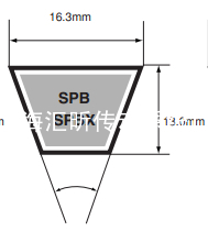    MITSUBOSHI NARROW V-BELT 三星高速防油SPB型三角带