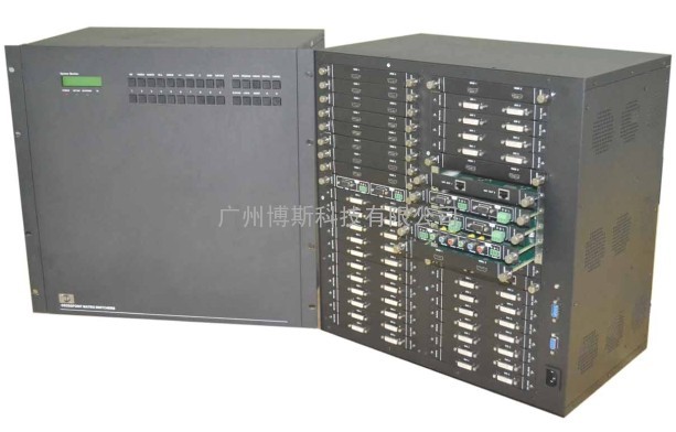 插卡式混合矩阵GF-MIX4040广州格芬DVI混合高清音视频HDMI矩阵