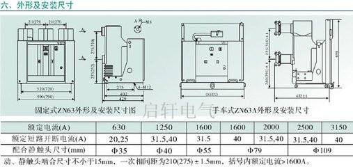 VS1-12真空断路器型号~VS1-12/630户内真空断路器价格