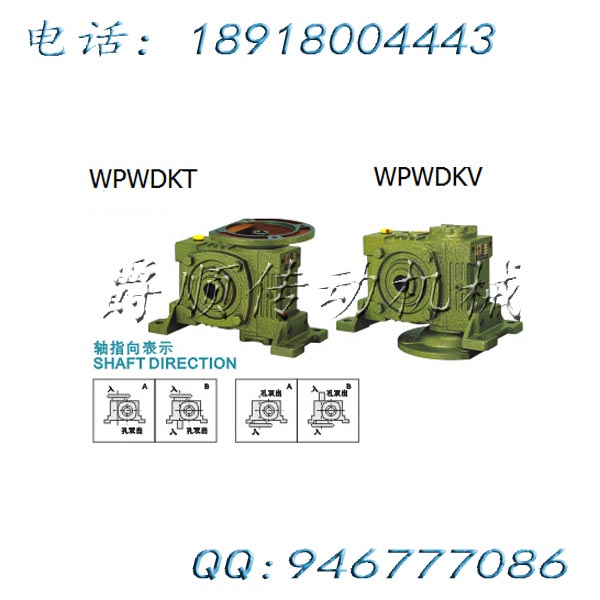 WPWDKT250-15KW-50型老式蜗轮蜗杆减速机