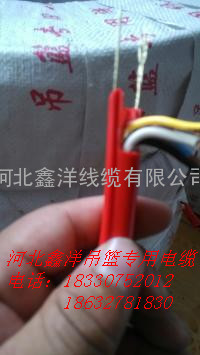 红色吊篮专用电缆线提升机专用电缆供应厂家