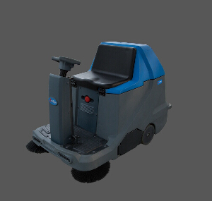 小型驾驶式洗地机