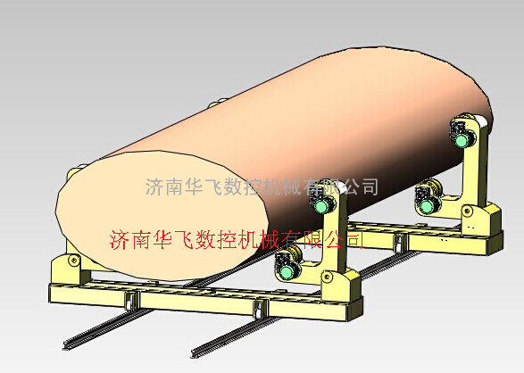 异形罐体自调滚轮架