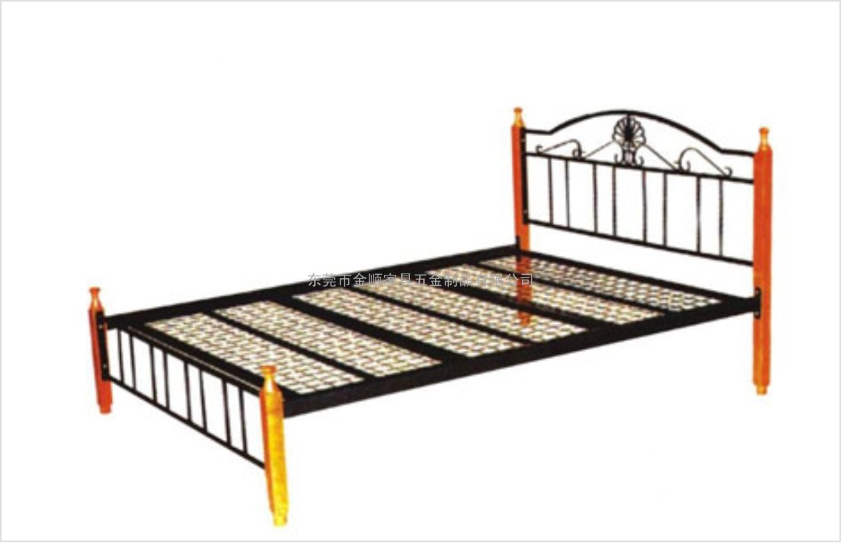 供应单层钢网床 铁架床 员工铁床