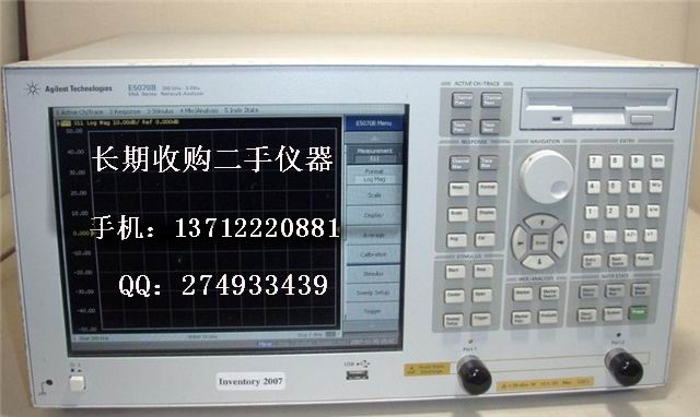 高价回收Agilent E5071B、E5071C网络分析仪