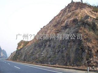 供应清远山地边坡防护网-韶关高速公路道路两旁安全防护网批发