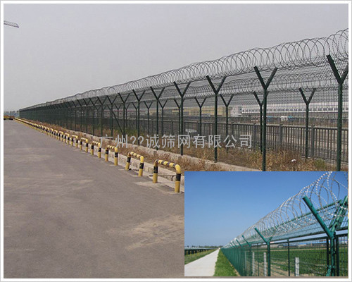 供应珠海机场安全围网-惠州机场护栏网防护网，隔离栏厂家供货