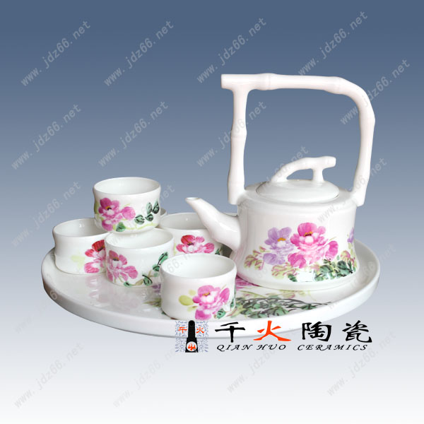 景德镇陶瓷茶具批发 青花瓷茶具 高档陶瓷礼品