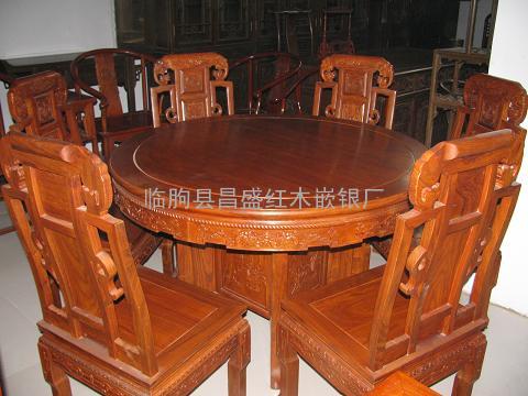 红木家具圆桌