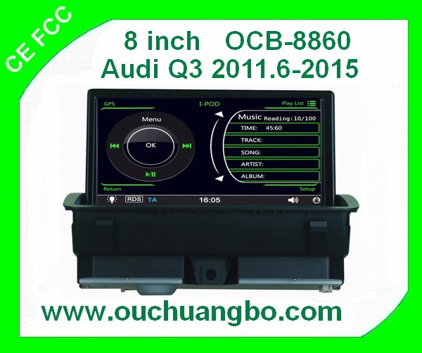 Ouchuangbo Auto Radio GPS for Audi Q3 2011.6-2015 