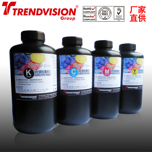 LED UV墨水兼容uv墨水 uv喷绘墨水 uv平板打印机墨水 1000ml