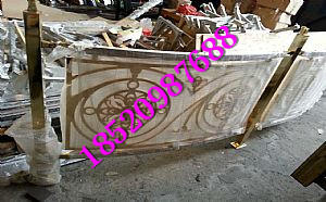 上海定做铝板雕刻阳台护栏生产厂家，专业加工钛金铝板雕刻镂空护栏生产厂家