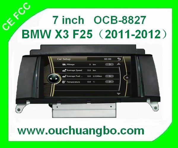 Ouchuangbo Auto Radio DVD Player for BMW X3 F25(20