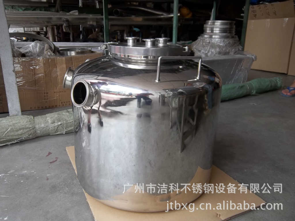 广州洁科厂供应小型不锈钢罐 不锈钢储酒罐 酿酒设备生产定制