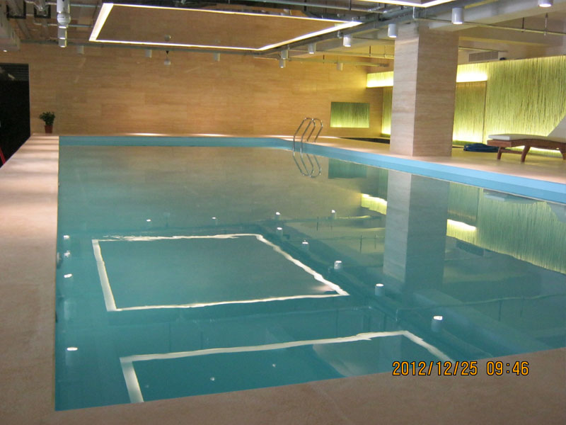 【唯美酒店会所泳池】杭州泳池施工 杭州酒店会所整体泳池