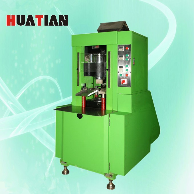 华天机械公司最优惠的全自动称粉冷压机出售 金刚石粉末冷压机代理加盟