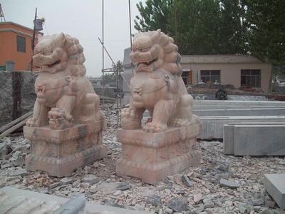 济宁地区特价优质石狮子制作处提供 巴南石亭子厂家