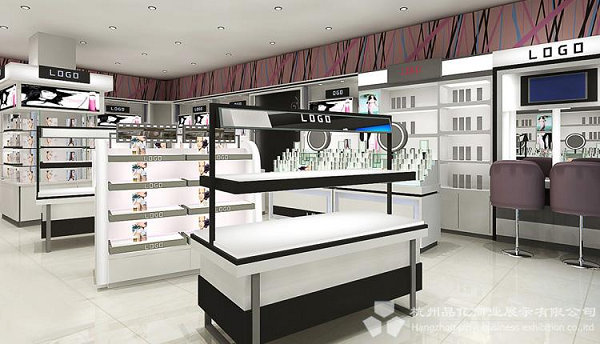 化妆品店的装修设计公司哪家最受欢迎 富阳杭州化妆品店装修