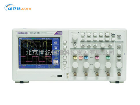 美国TEKTRONIX TDS2024C彩色数字存储示波器