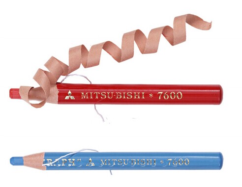 日本三菱mitsubishi拉线笔7600纸卷蜡笔