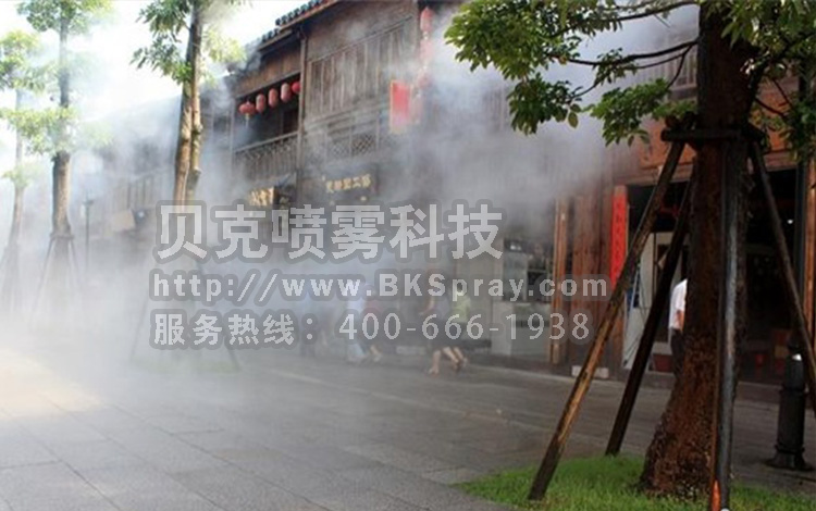 晋城景区人工造雾设备，BK环保造雾机，进口主机品质保证