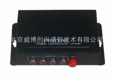 纯音质 4路音频光端机 莲花头语音光纤收发器 对讲转光纤 单模FC