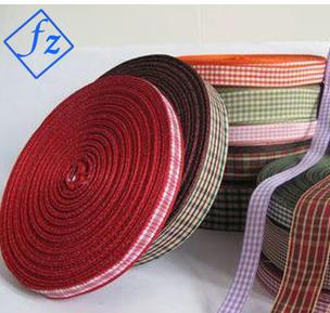 厂家供应 条纹格子织带 