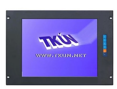 TKUN厂家直销12寸/12.1寸TK121XGA上架式铝合金LED工业触摸显示器