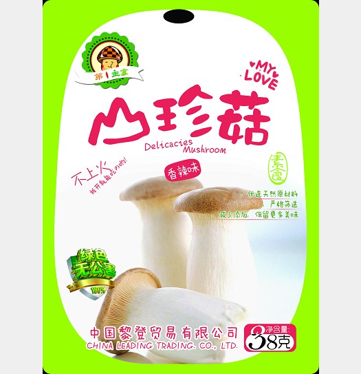 中国土楼菌宝，便宜的第1主食休闲即食山珍菇 香辣味批发