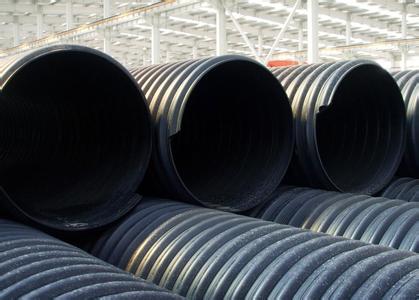 新疆HDPE聚乙烯钢带增强缠绕波纹排水管