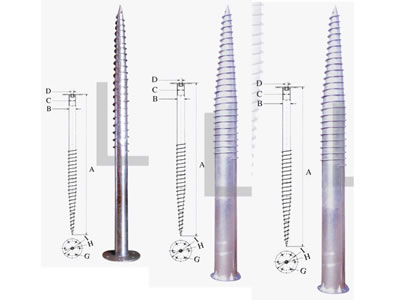 新疆热镀锌螺旋地桩型号_低价新疆热镀锌螺旋地桩