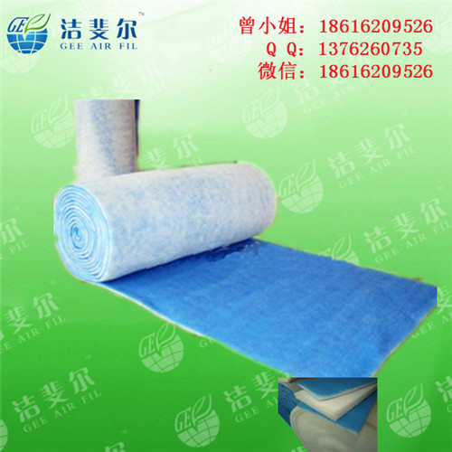 新风机进风口绿白棉/成卷绿白过滤棉行情