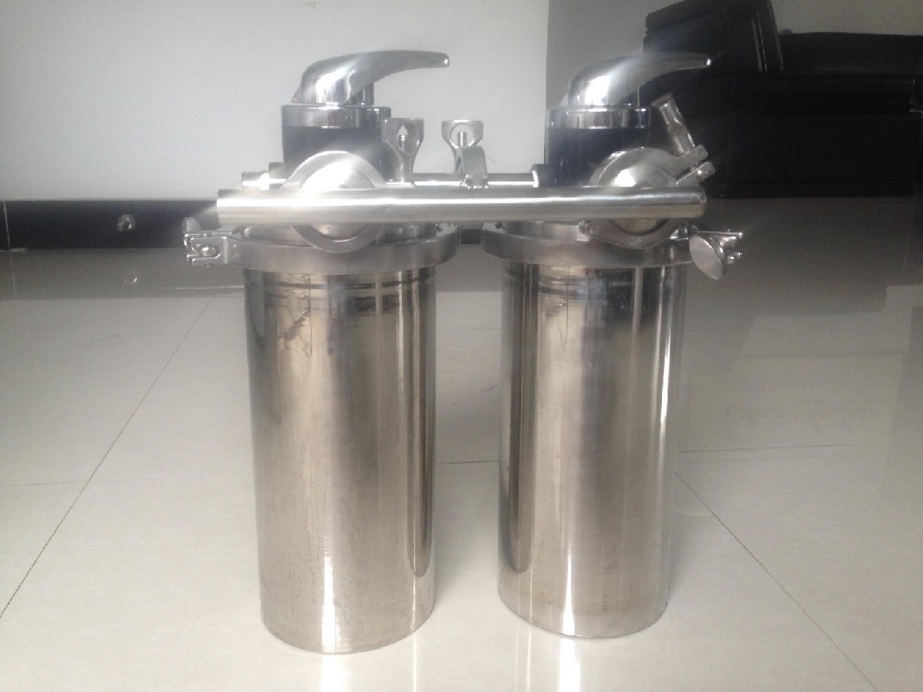 福龙膜科技开发有限公司新品不锈钢双桶中央净水器出售——福建不锈钢双桶中央净水器