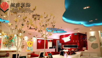 苏州快餐店装修|色彩鲜艳丰富多彩|餐饮店装修