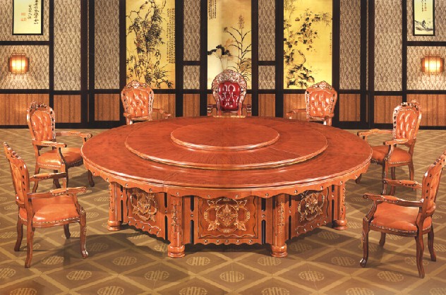 便宜的南宁酒店自动餐桌 最具口碑的实木电动餐桌价位