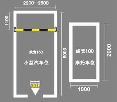 珠海捌柒伍停车场划线工程