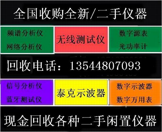 现金回收Fluke 福禄克Fluke全新/二手仪表13544807093