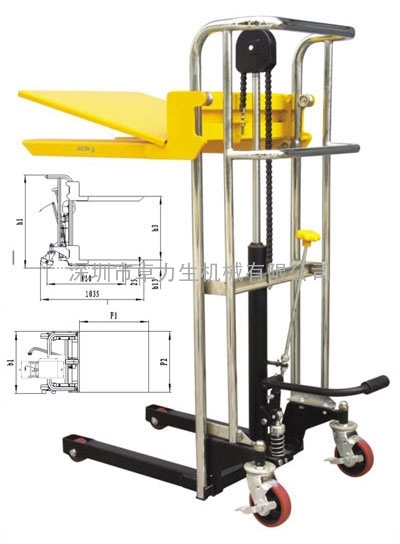 PS0415轻型手动行李堆高车 诺力液压堆高车