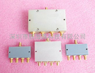 10-500MHz 1W SMA RF 射频同轴 4路 四合一合路器 一分四功分器