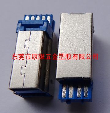 USB3.0 BM短体连接器一体式焊线
