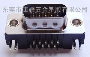 HDR 15 公 3.08 VGAPCB 插板连接器