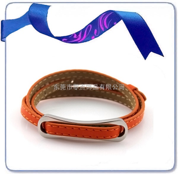 2015 new girls engraved cheap leather bracelets